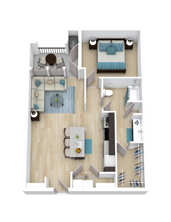 Unit 1208 floor plan