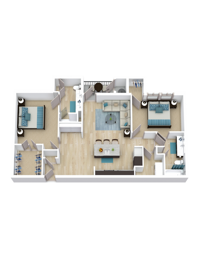 Unit 2308 floor plan