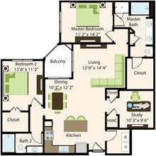 Unit 1270 1270 floor plan