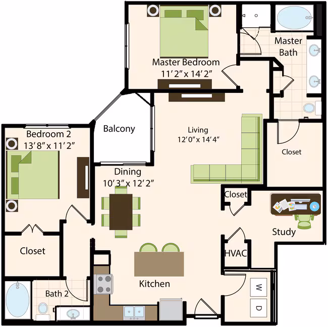 Unit 1137 1137 floor plan