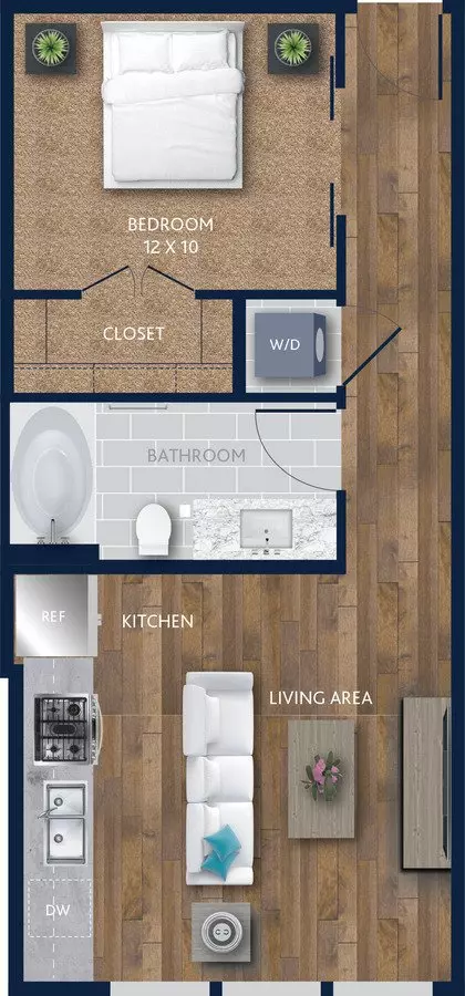 Unit 242 542 floor plan
