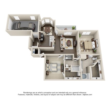 Unit 821 floor plan