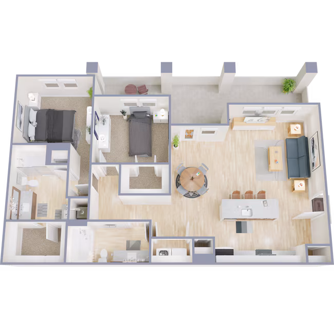B4 7308 floor plan