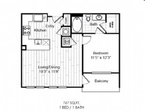 Unit 1121 1121 floor plan