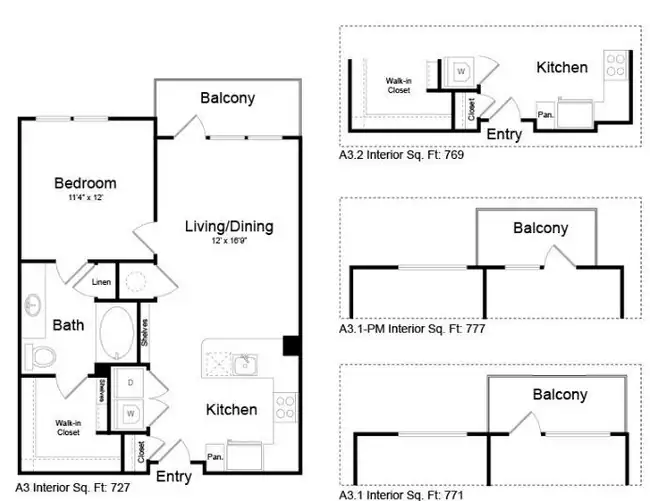 Unit 1130 1130 floor plan