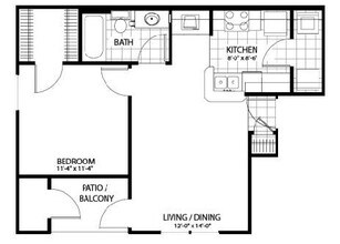 Unit CP1322 floor plan