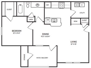 A2 CP1222 floor plan