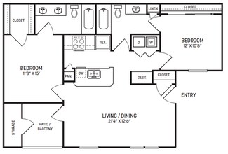 Unit CP0835 floor plan