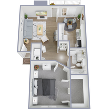1x1 A612-R floor plan