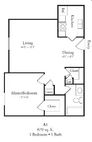 A1 floor plan