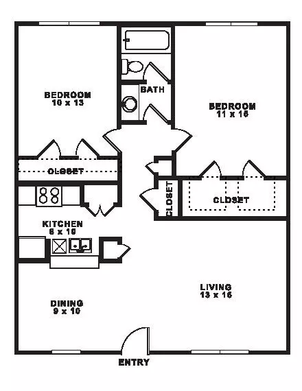 Unit 630 floor plan