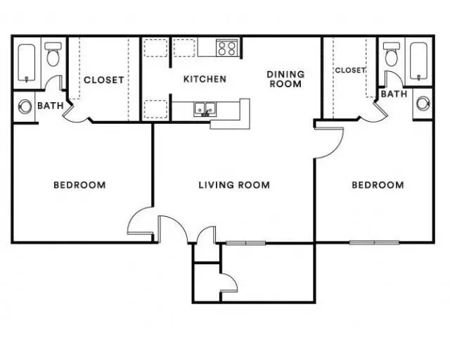 Unit 2405 604 floor plan