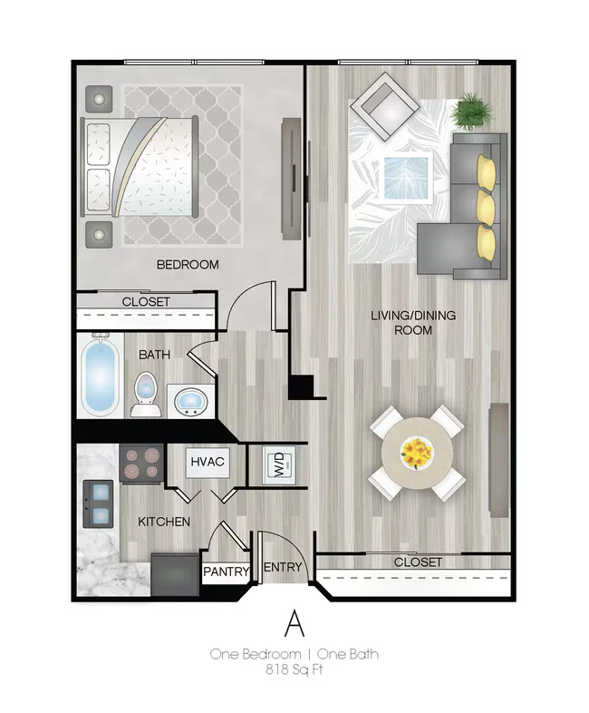 A 413S floor plan
