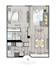 Unit A A floor plan