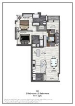 Unit E308 E308 floor plan