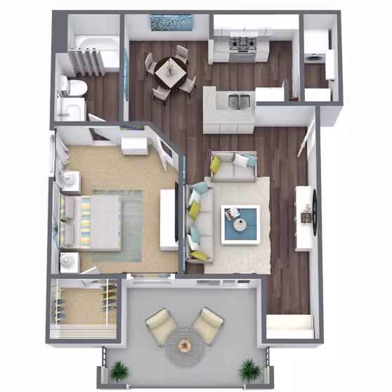 Unit 0322 floor plan
