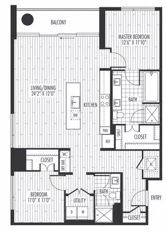 Unit 2906 2906 floor plan