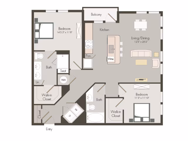 Unit 258 258 floor plan
