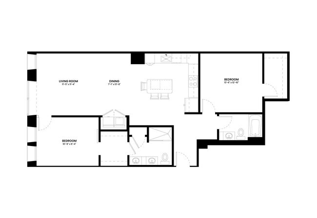 Unit 1520 1520 floor plan
