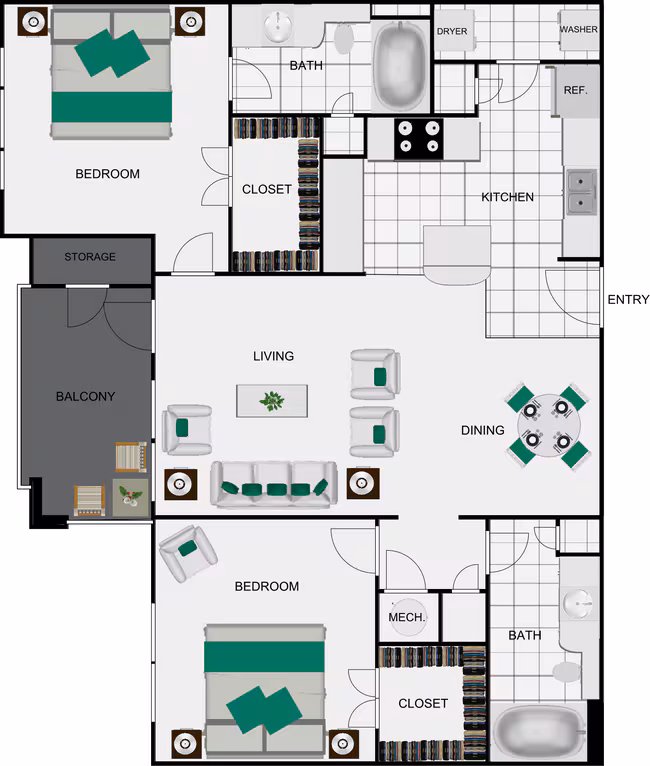 Unit 5-5304 5-5304 floor plan
