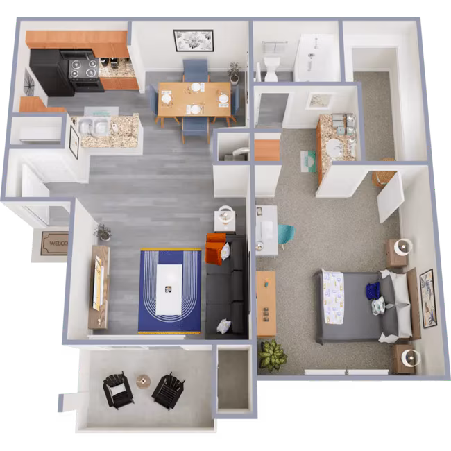 Unit 112 floor plan