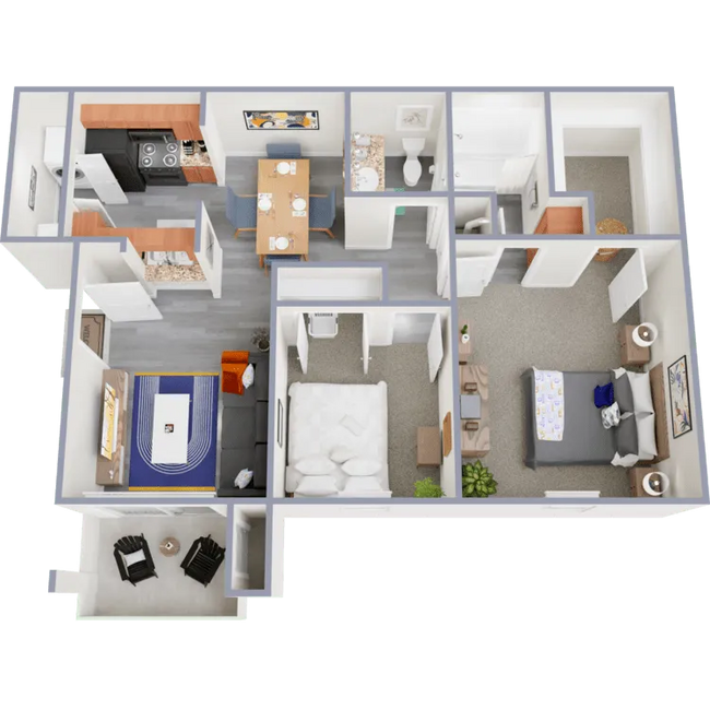 Unit 2010 floor plan