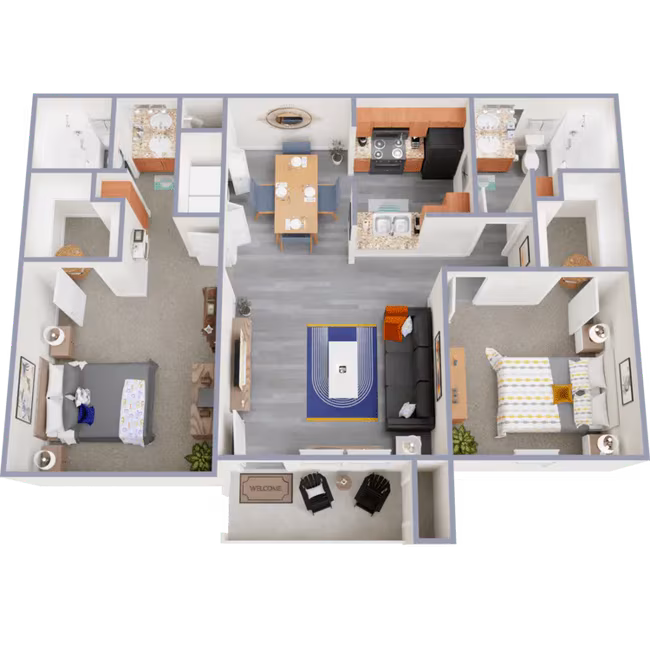Unit 1402 floor plan