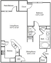 1E 1-05107 floor plan