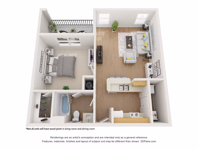 Unit 2104 floor plan