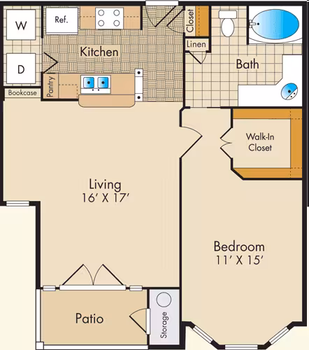 Unit 2049 floor plan