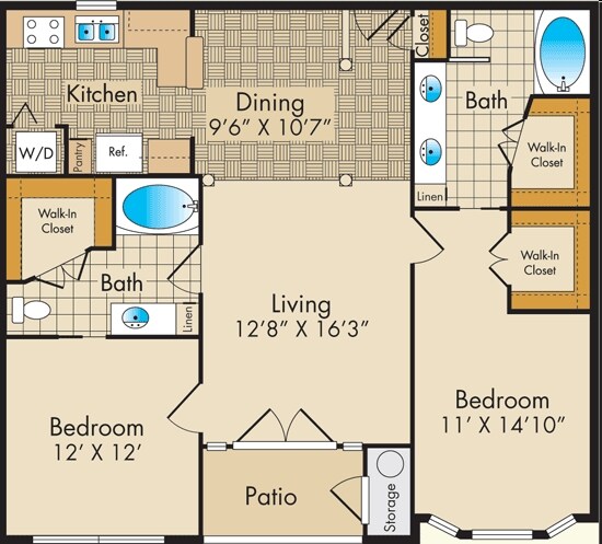 Unit 2019 floor plan