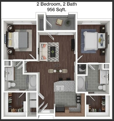 Unit 1106 floor plan