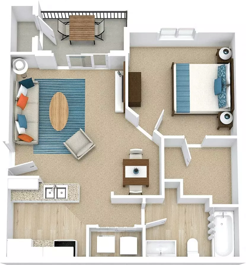 Unit 1411 1411 floor plan