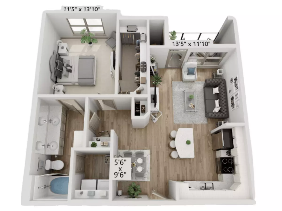 Unit 1375 1375 floor plan