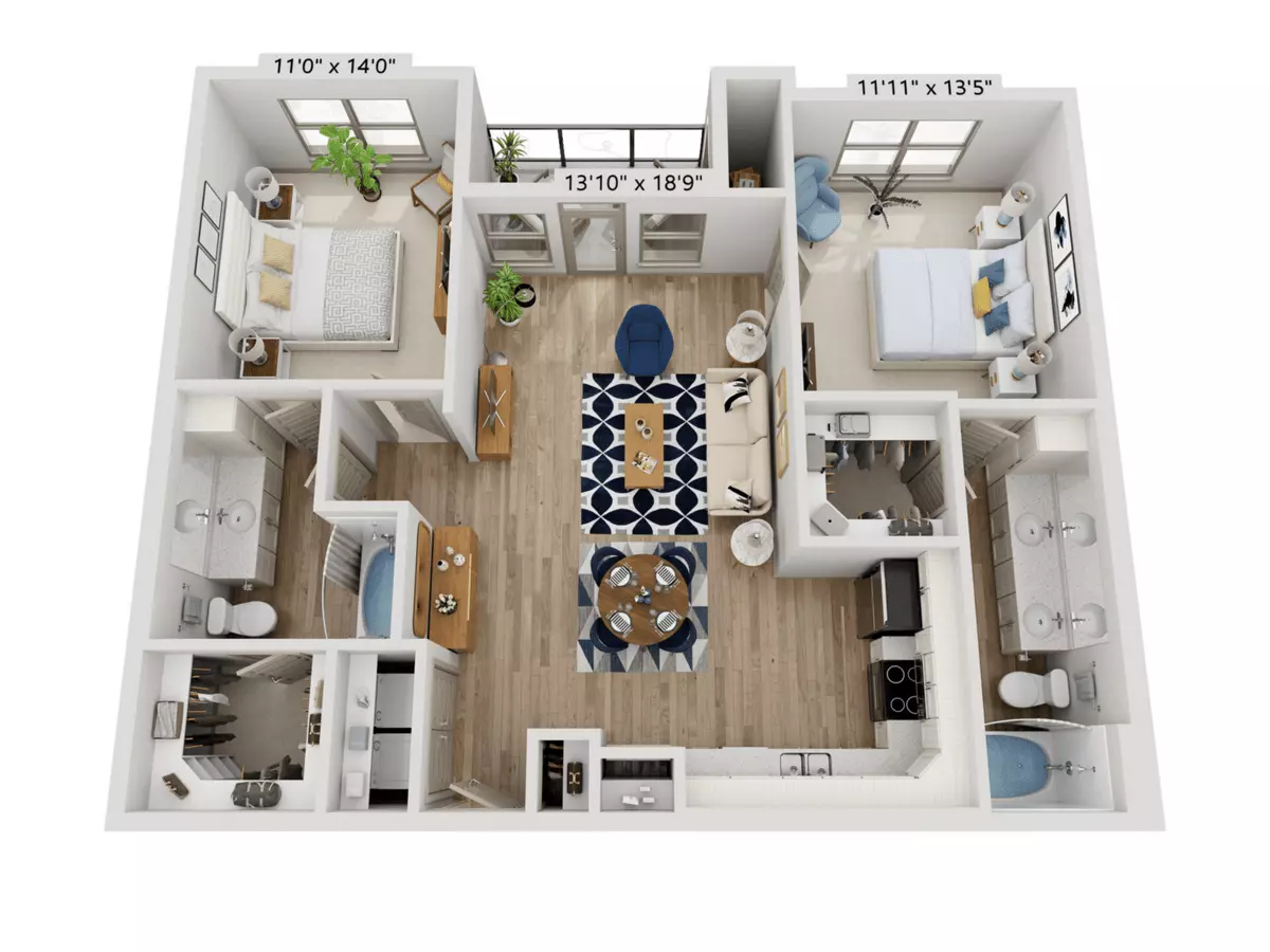 Unit 1185 1185 floor plan