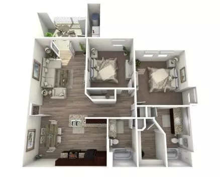 B2 Urban Oaks at Conroe-10203 floor plan