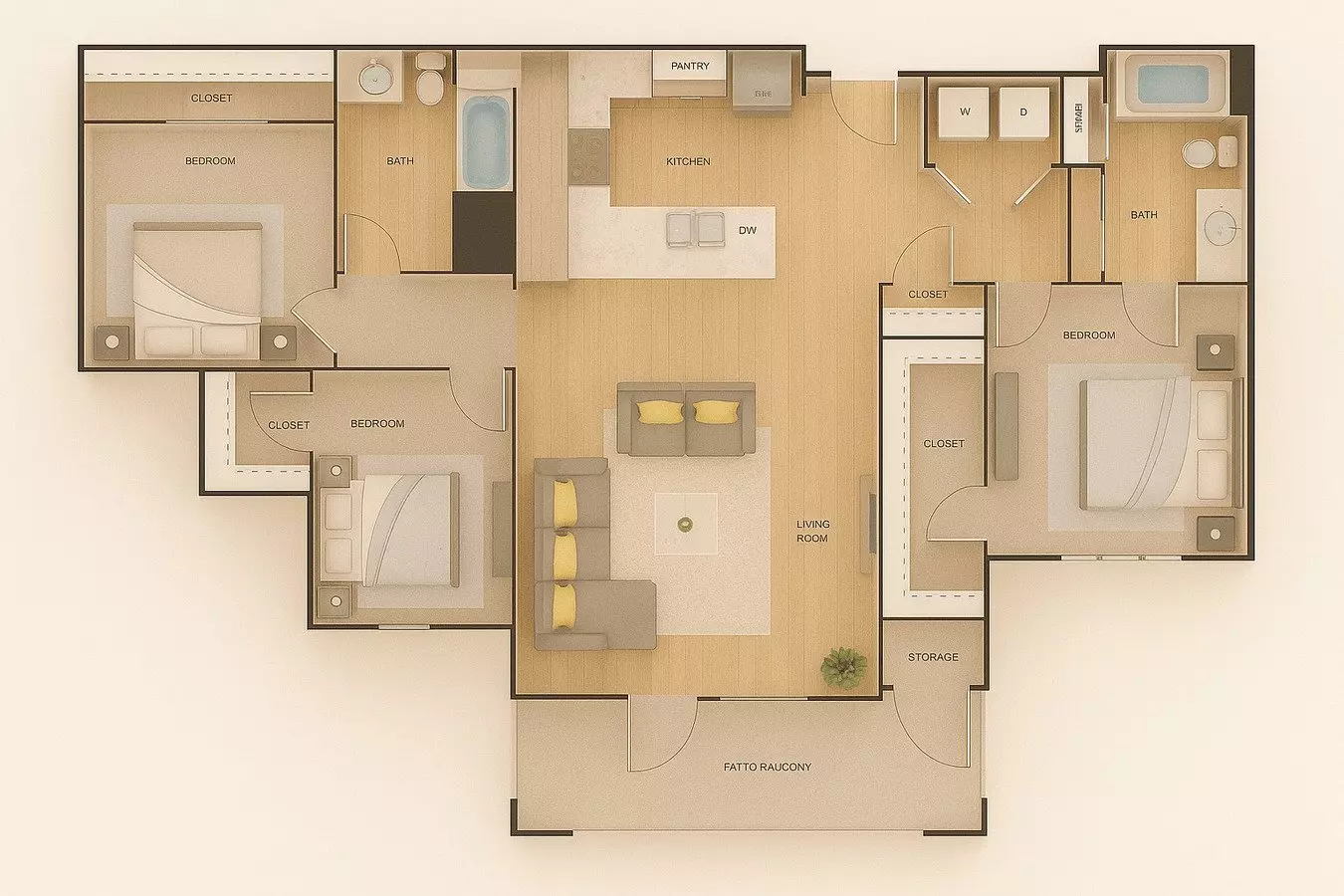 Unit 211 232 floor plan