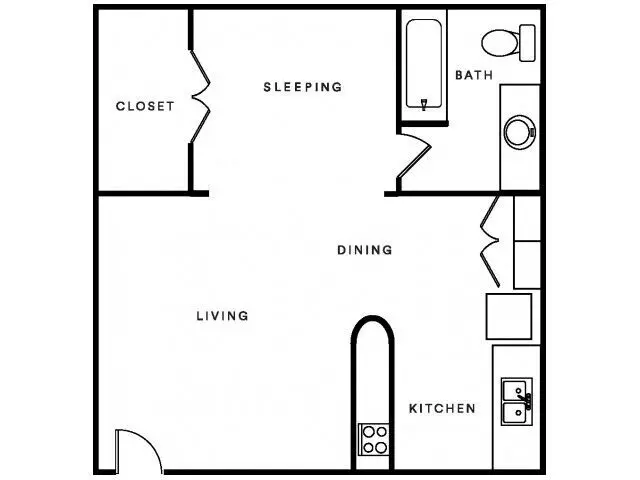 A 140 floor plan