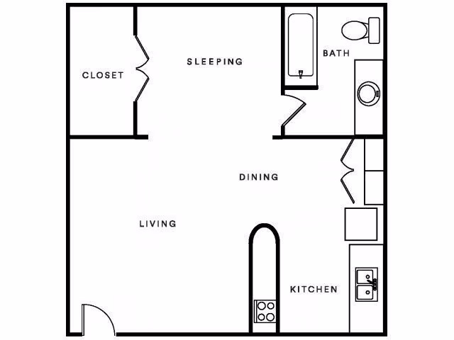 A 263 floor plan
