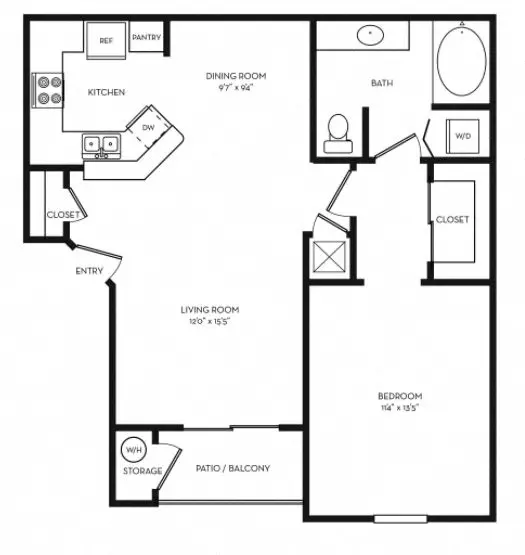 Unit 601 601 floor plan