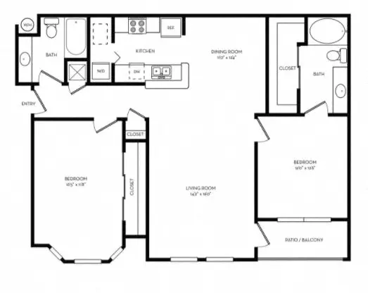 Unit 113 321 floor plan