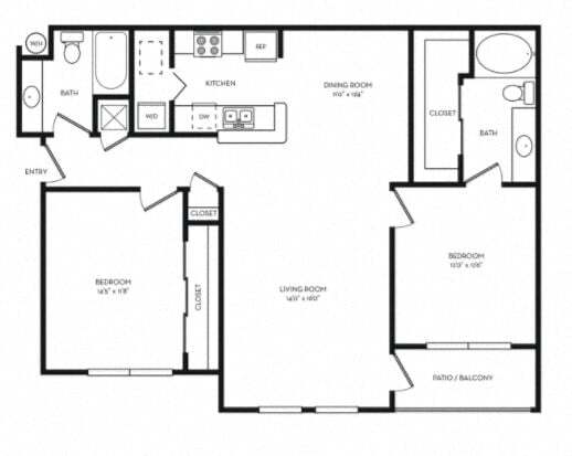 B2 718 floor plan