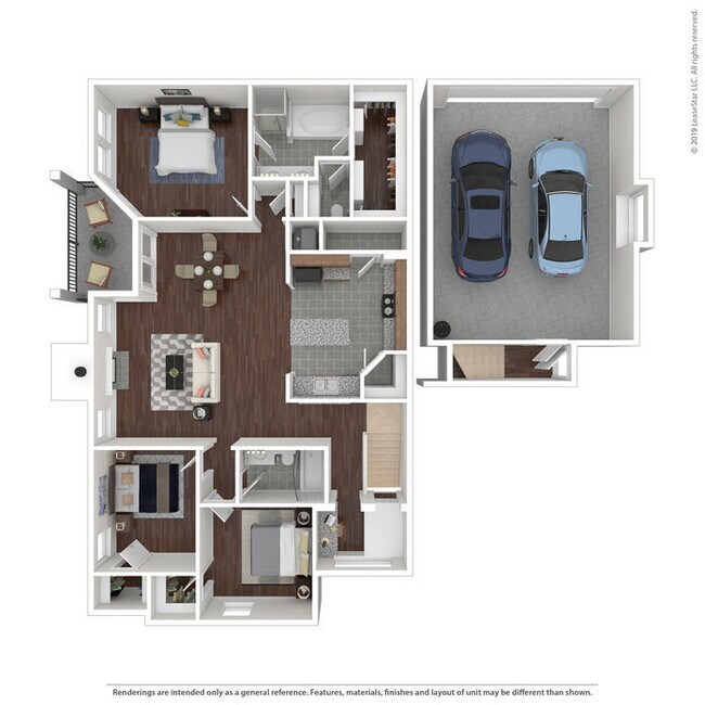 3 Beds • 2 Bath 3502 floor plan