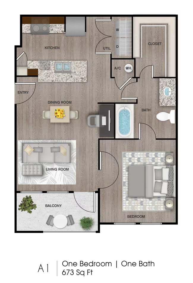1x1 5104 floor plan