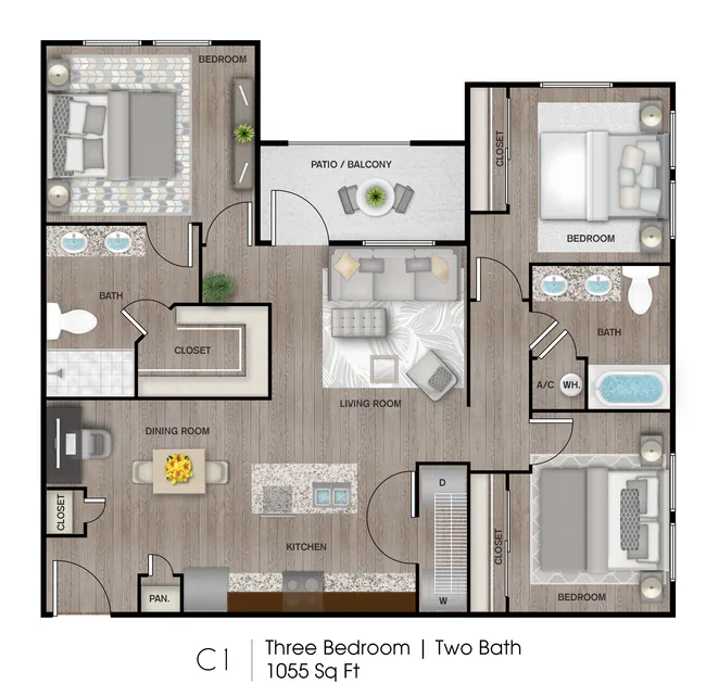 3x2 6302 floor plan