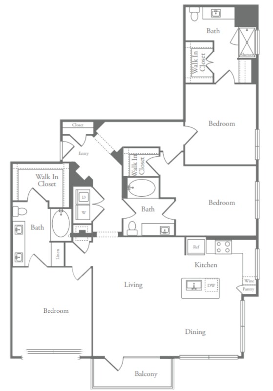 Unit 1-1301 floor plan