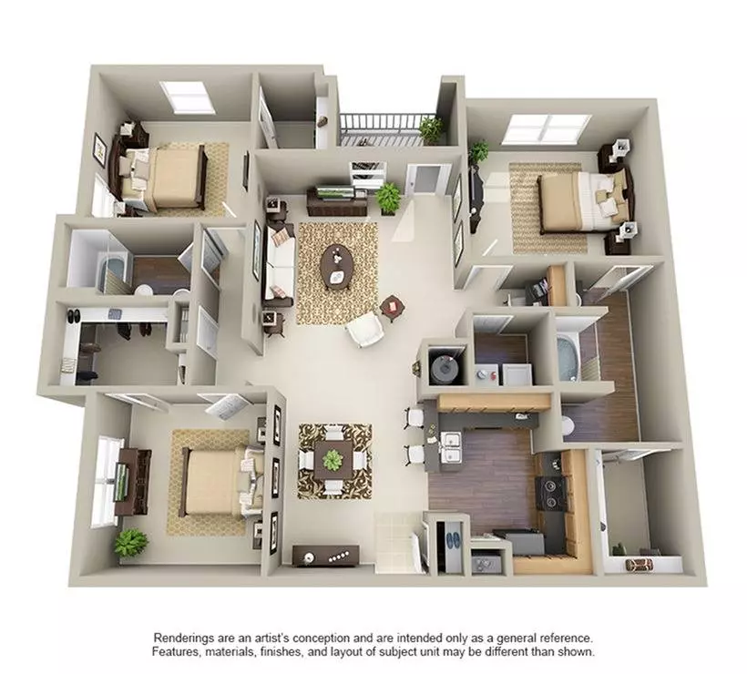 C1 U1-5203 floor plan