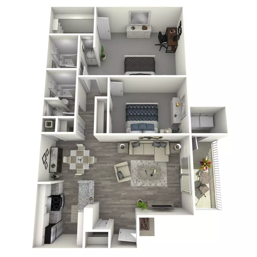 Unit 137 138 floor plan