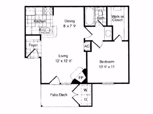 Unit 3303 floor plan