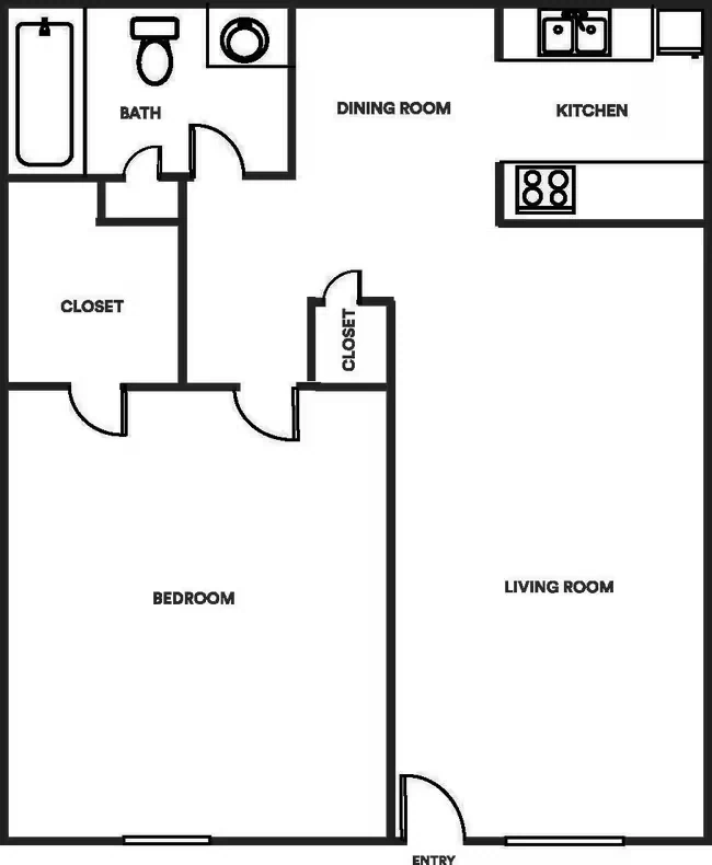 Unit 210C 210A floor plan